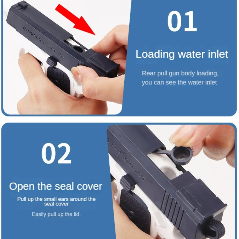 Pistola de agua estilo Glock