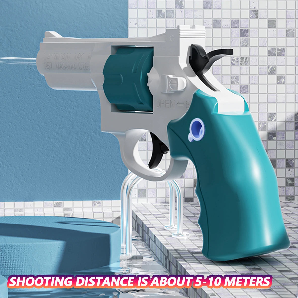 Pistola de agua estilo Revolver
