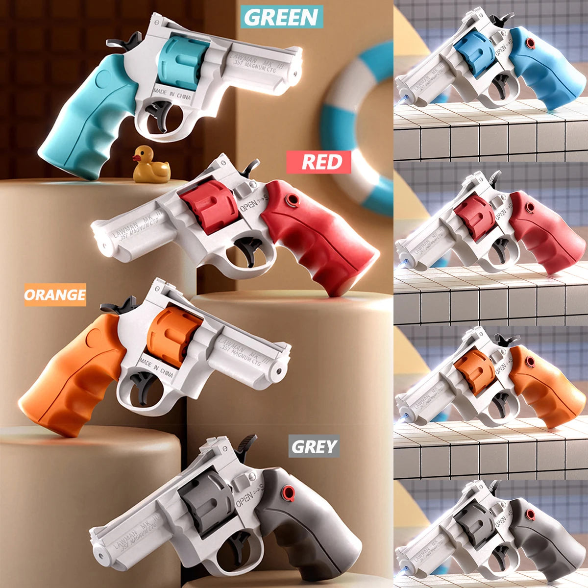 Pistola de agua estilo Revolver