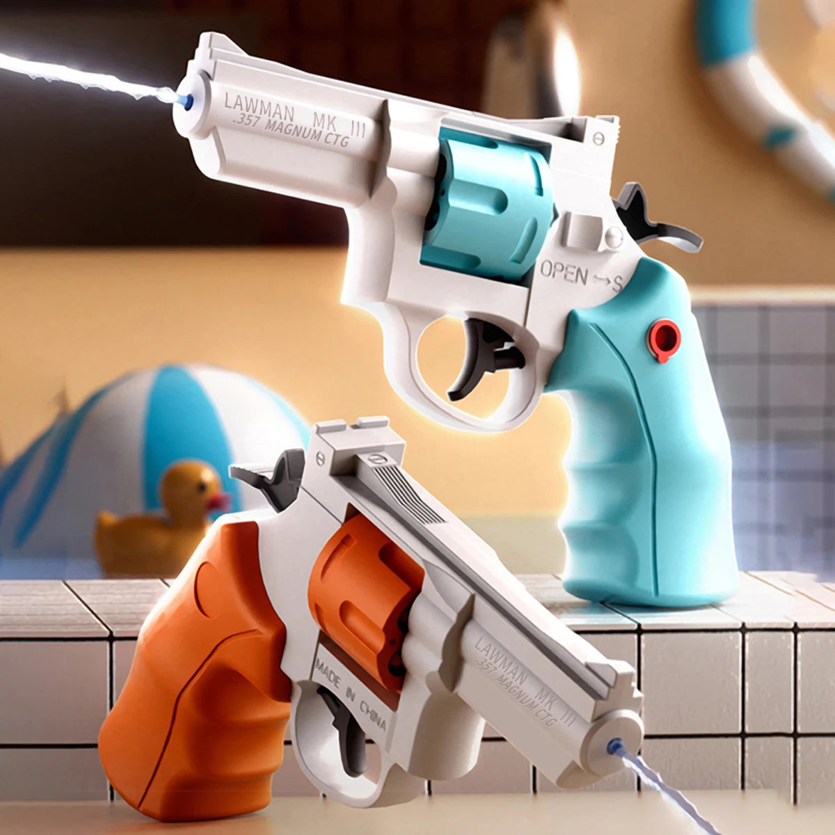 Pistola de agua estilo Revolver
